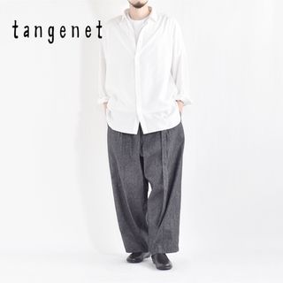 コモリ(COMOLI)の名作★tangenet タンジェネットWings レギュラーカラーシャツ(シャツ)