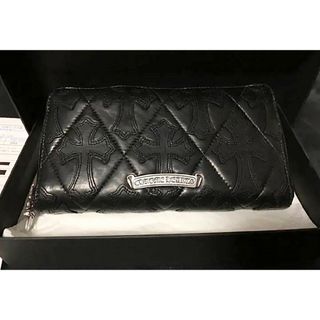 クロムハーツ(Chrome Hearts)の最高級品質！美品！クロムハーツ キルティングクロス wallet 財布(長財布)