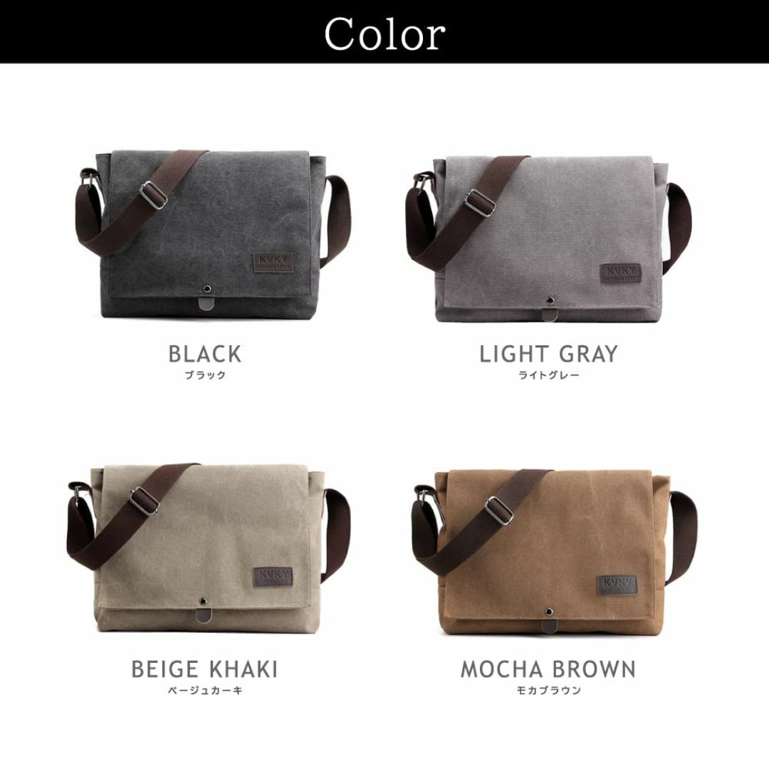 【色: モカブラウン】[ユニベイズ] ショルダーバッグ メンズ メッセンジャー  メンズのバッグ(その他)の商品写真