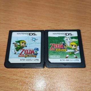 ニンテンドーDS(ニンテンドーDS)の２本セット ゼルダの伝説 夢幻の砂時計 大地の汽笛 DS ソフトのみ DS(携帯用ゲームソフト)