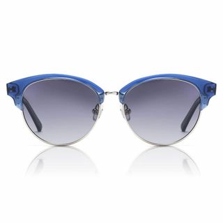 【色: ブルー】[DUCO] サングラス レディース 偏光レンズ sunglas(その他)