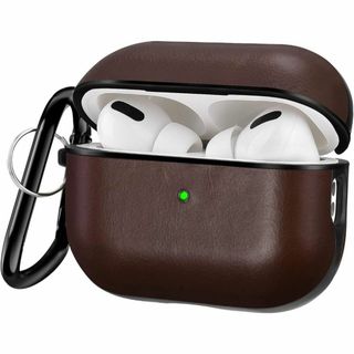 AirPods Pro 2 ケース 第2世代対応レザーカバー カラビナ付き(その他)