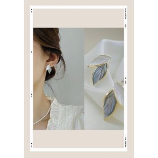 新品韓国　レディース　お洒落ピアス　アクセサリー(ピアス)