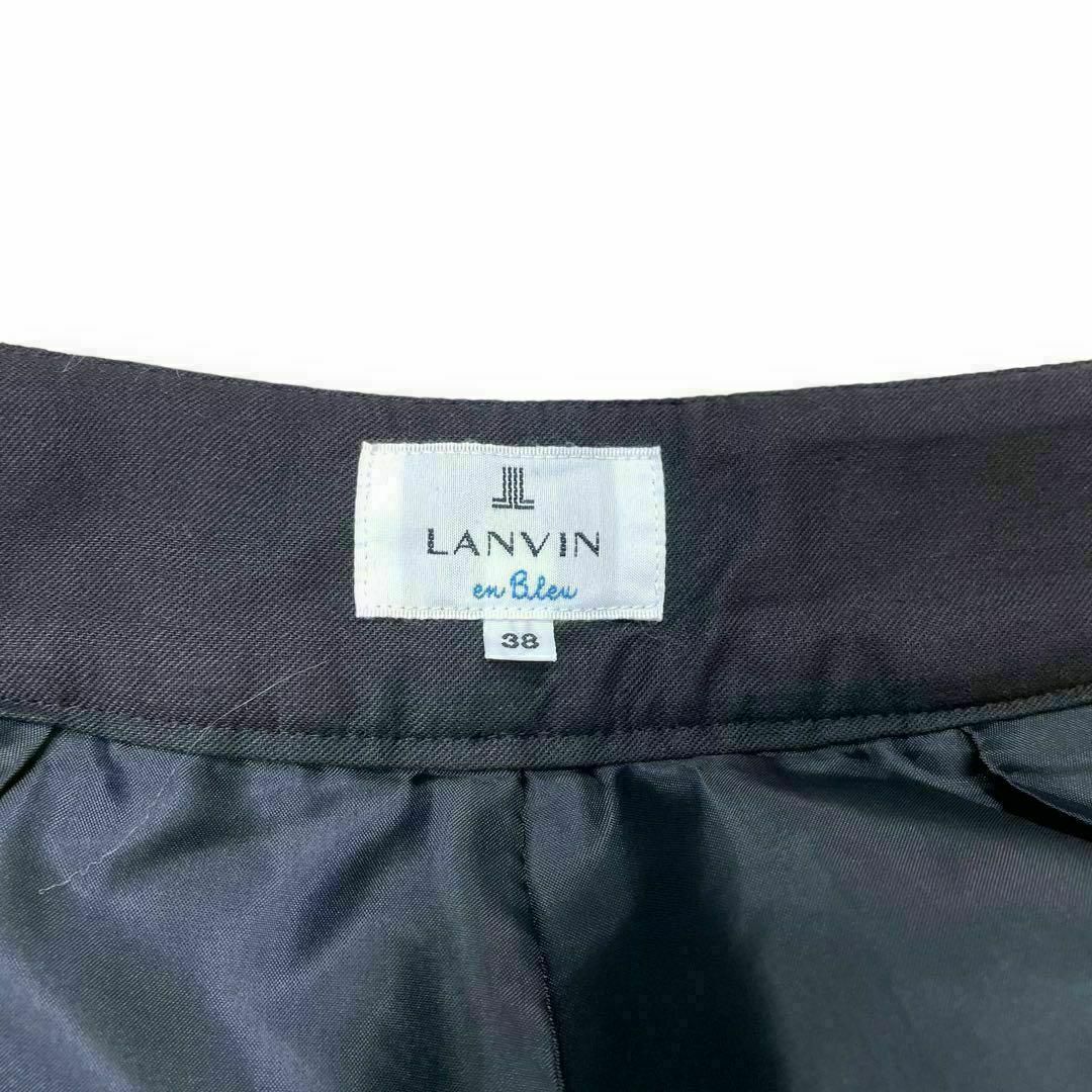 LANVIN en Bleu(ランバンオンブルー)の【美品】ランバンオンブルー　キュロットパンツ　レオパード柄　ヒョウ柄 レディースのパンツ(キュロット)の商品写真