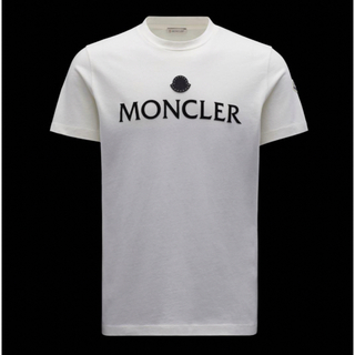 ★定価65,800円★MONCLER Tシャツ Ｍ　モンクレール ホワイト 高級
