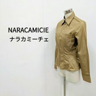 ナラカミーチェ(NARACAMICIE)のナラカミーチェ コットン ポケット ジップ シャツ ジャケット レディース(シャツ/ブラウス(長袖/七分))