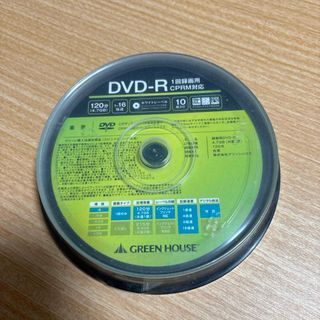 GREEN HOUSE 1回録画用DVD-R GH-DVDRCA10(その他)