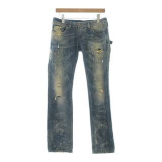 ディーゼル(DIESEL)のDIESEL ディーゼル デニムパンツ 27(XS位) インディゴ(デニム) 【古着】【中古】(デニム/ジーンズ)