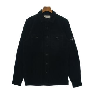 ストーンアイランド(STONE ISLAND)のSTONE ISLAND ストーンアイランド カジュアルシャツ M 黒 【古着】【中古】(シャツ)