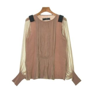 バイマレーネビルガー(BY MALENE BIRGER)のBY MALENE BIRGER ニット・セーター XS ピンクベージュ 【古着】【中古】(ニット/セーター)