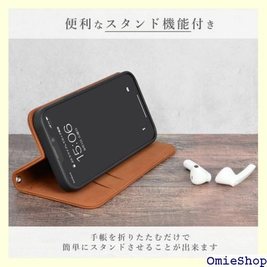 Smarfy iPhone14 iPhone13 ケー 納 ス ブラウン 571 スマホ/家電/カメラのスマホ/家電/カメラ その他(その他)の商品写真