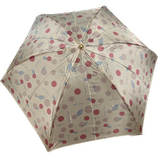 ランバンオンブルー(LANVIN en Bleu)の新品♡折りたたみ傘♡ピンク♡超軽量♡晴雨兼用傘(傘)