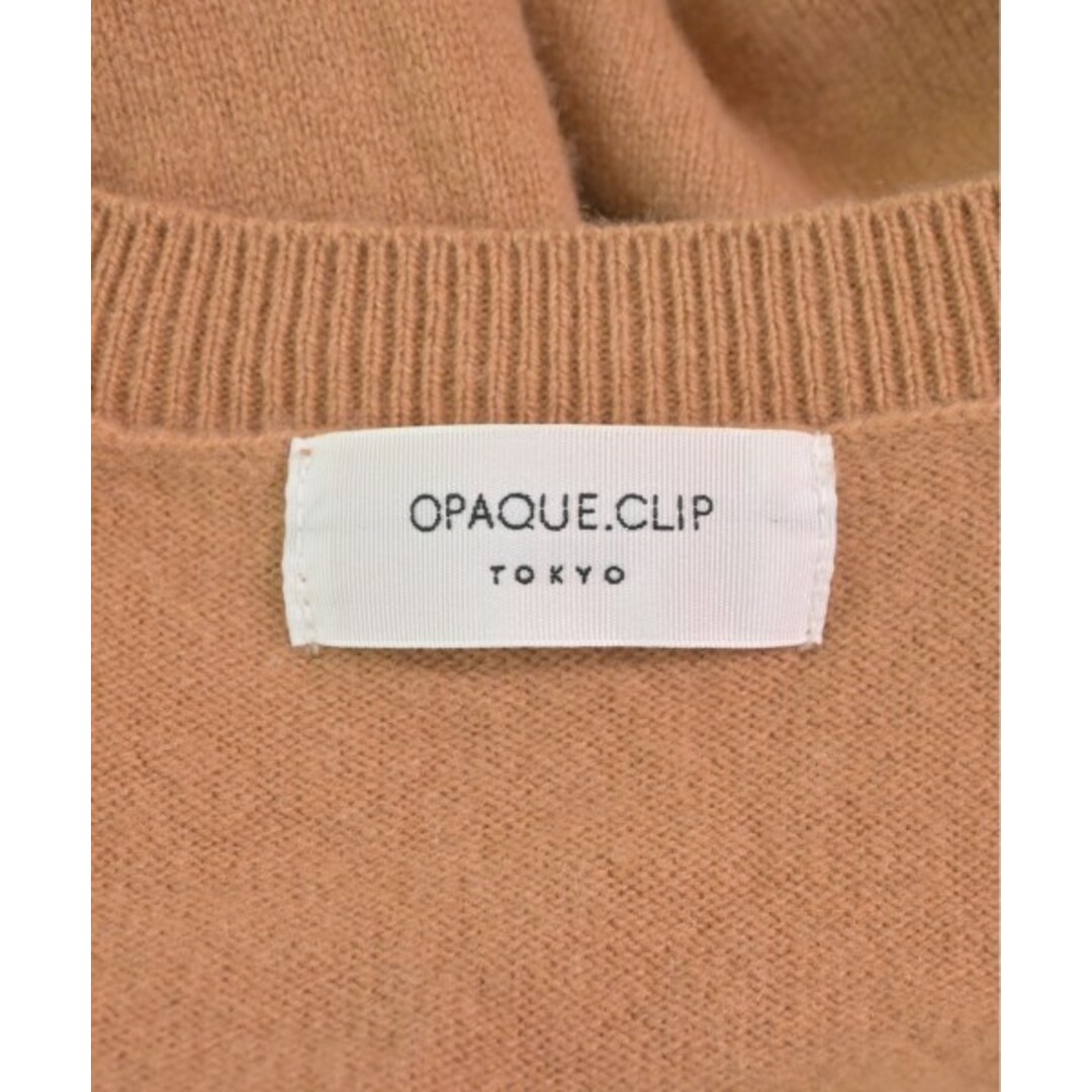 OPAQUE.CLIP(オペークドットクリップ)のOPAQUE.CLIP ニット・セーター 38(M位) 茶系 【古着】【中古】 レディースのトップス(ニット/セーター)の商品写真