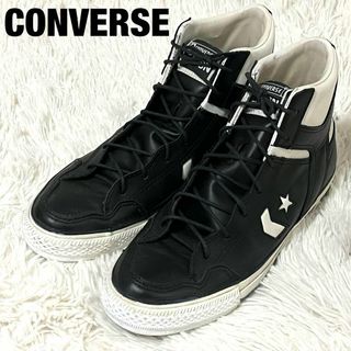 コンバース(CONVERSE)のコンバース　スニーカー　ブラック　25 WEAPON ハイカット　1B266(スニーカー)