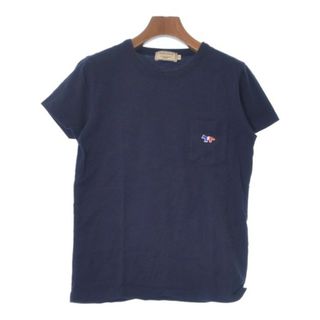 MAISON KITSUNE メゾンキツネ Tシャツ・カットソー S 紺 【古着】【中古】(カットソー(半袖/袖なし))