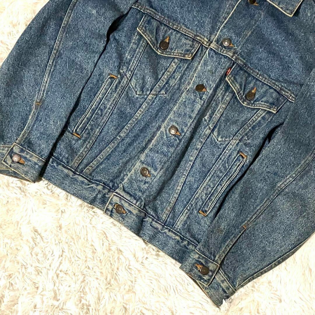 Levi's(リーバイス)のリーバイス　Gジャン　ブルー　S デニム　トラッカージャケット　80s USA メンズのジャケット/アウター(Gジャン/デニムジャケット)の商品写真