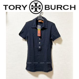 トリーバーチ(Tory Burch)の◾️新品◾️TORY BURCHトリーバーチ◾️ポロシャツ　NAVY紺ネイビー(ポロシャツ)