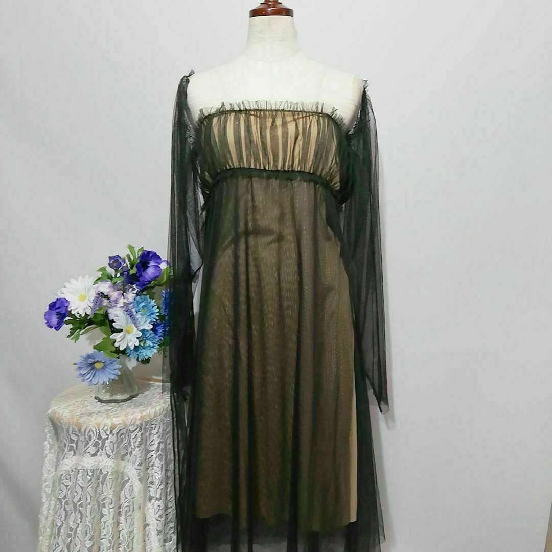 Yesin Chambrey 極上美品　ドレス　ワンピース　パーティー　М レディースのワンピース(ひざ丈ワンピース)の商品写真