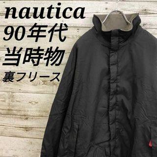 ノーティカ(NAUTICA)の【k6448】希少USA古着90sノーティカ裏フリースサーモアクティブジャケット(その他)