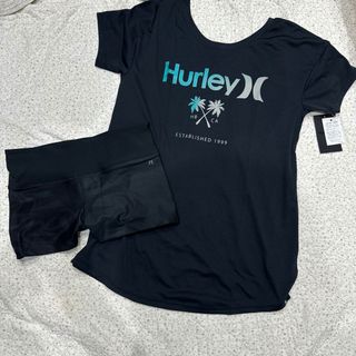 新品Hurleyハーレー　ボードショーツ　半袖ラッシュTシャツセット