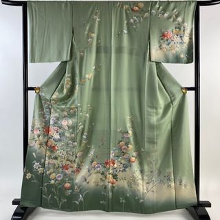 訪問着 身丈163.5cm 裄丈64cm 正絹 名品 【中古】(着物)