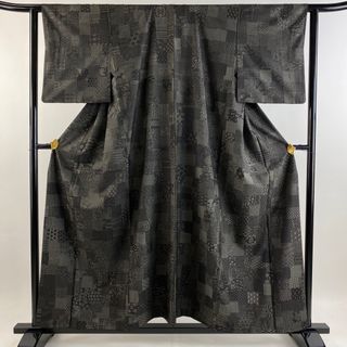 小紋 身丈156.5cm 裄丈61.5cm 正絹 秀品 【中古】(着物)