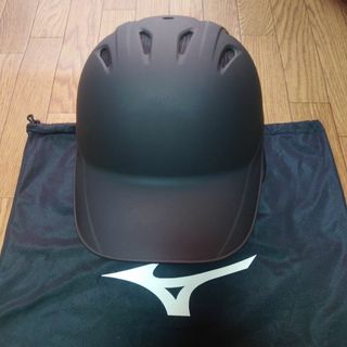 ミズノ(MIZUNO)のミズノ 硬式野球ヘルメット 両耳付打者用/つや消しタイプ 2HA178(防具)