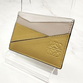 ロゴが目立つ◆LOEWE◆ロエベ アナグラム カードケース 定期入れ バイカラー