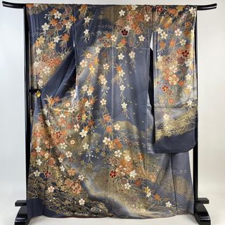 振袖 身丈169.5cm 裄丈68cm 正絹 秀品 【中古】(着物)