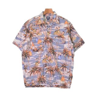 ステューシー(STUSSY)のSTUSSY ステューシー カジュアルシャツ S 水色x茶x黄等(総柄) 【古着】【中古】(シャツ)