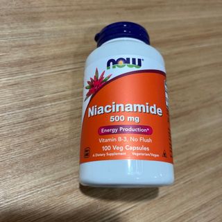 ナウフーズ(Now Foods)のナイアシンアミド ビタミンB3 500mg 100粒(その他)