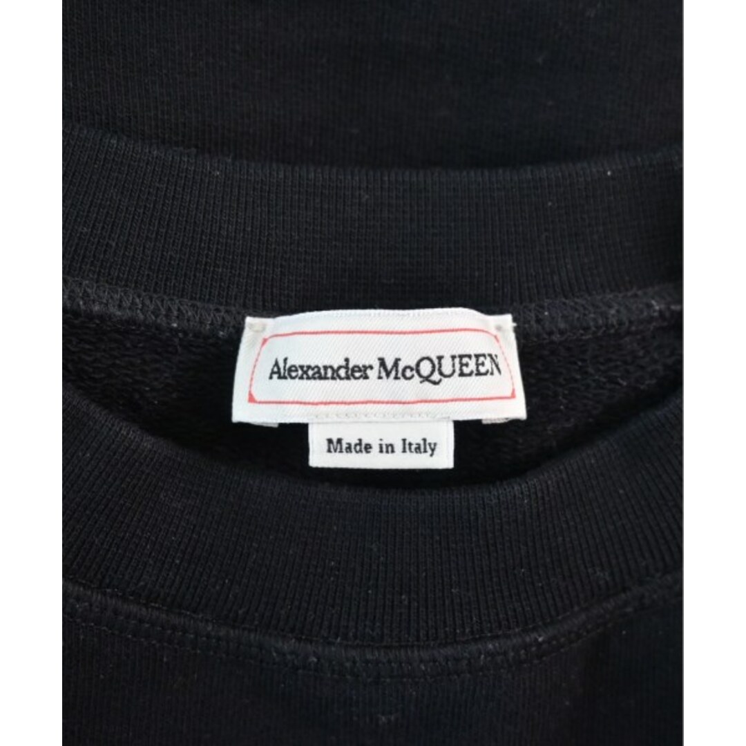 Alexander McQueen(アレキサンダーマックイーン)のALEXANDER MCQUEEN スウェット 38(S位) 黒 【古着】【中古】 メンズのトップス(スウェット)の商品写真