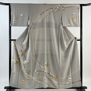 訪問着 身丈157.5cm 裄丈64cm 正絹 秀品 【中古】(着物)