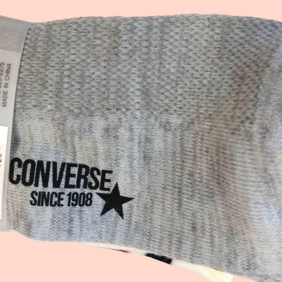 CONVERSE(コンバース)の新品/3足セット コンバース 25~27  メンズ ソックス 靴下 まとめ売り メンズのレッグウェア(ソックス)の商品写真