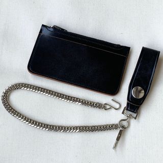 テンダーロイン(TENDERLOIN)のSTEERHIDE WALLET CHAIN / CHAIN PURSE Set(ウォレットチェーン)