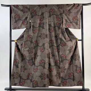 紬 身丈155cm 裄丈64.5cm 正絹 美品 秀品 【中古】(着物)