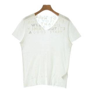 Maison Margiela メゾンマルジェラ Tシャツ・カットソー XS 白 【古着】【中古】(カットソー(半袖/袖なし))