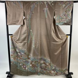 訪問着 身丈162cm 裄丈66cm 正絹 美品 名品 【中古】(着物)