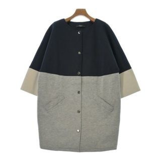 MAX MARA WEEK END LINE コート M 紺xグレー 【古着】【中古】(その他)