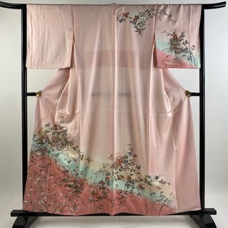 訪問着 身丈158cm 裄丈64cm 正絹 優品 【中古】(着物)