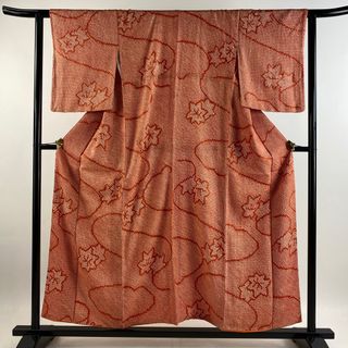 小紋 身丈154.5cm 裄丈62cm 正絹 優品 【中古】(着物)