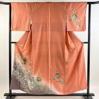 訪問着 身丈155cm 裄丈63cm 正絹 優品 【中古】(着物)