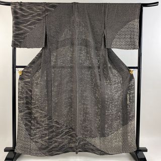 訪問着 身丈160cm 裄丈69cm 正絹 美品 名品 【中古】(着物)