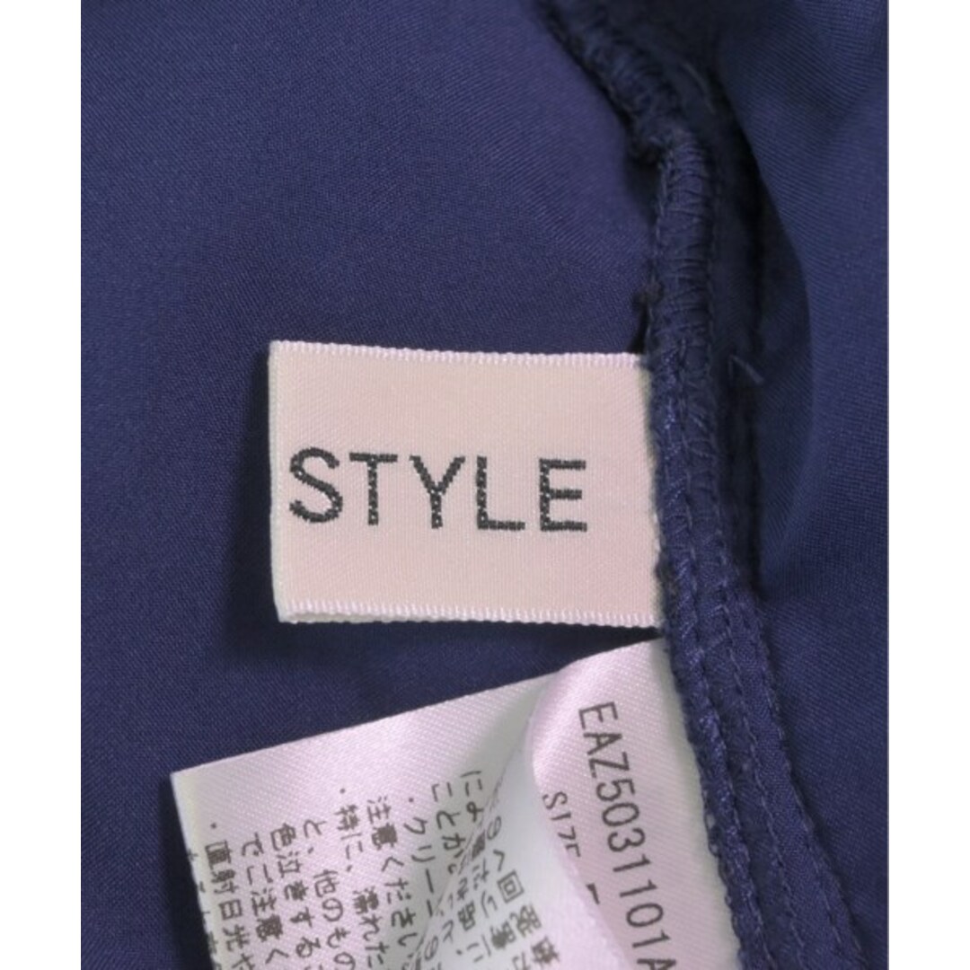 SUMI STYLE スミスタイル ロング・マキシ丈スカート F 青x黒 【古着】【中古】 レディースのスカート(ロングスカート)の商品写真