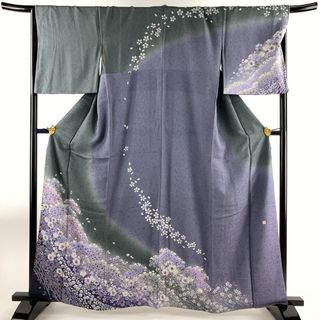 訪問着 身丈160.5cm 裄丈67.5cm 正絹 美品 名品 【中古】(着物)