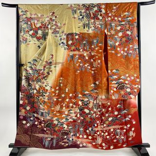 振袖 身丈160cm 裄丈64cm 正絹 秀品 【中古】(着物)