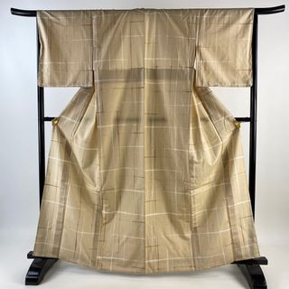 小紋 身丈162cm 裄丈66cm 正絹 逸品 【中古】(着物)