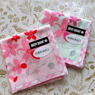 マリークワント(MARY QUANT)のMARY QUANT マリークワント　ハンカチセット　さくら柄　花柄　まとめ売り(ハンカチ)