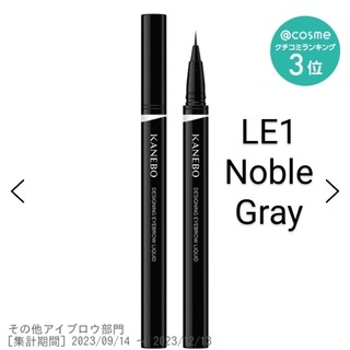 Kanebo - デザイニングアイブロウリクイド / LE1 Noble Gray / 0.4ml