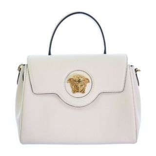 ヴェルサーチ(VERSACE)のVERSACE ヴェルサーチ ハンドバッグ - 白 【古着】【中古】(ハンドバッグ)